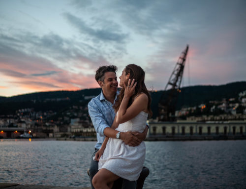 [Andrea e Valentina]  Il Prematrimoniale nella città di Trieste
